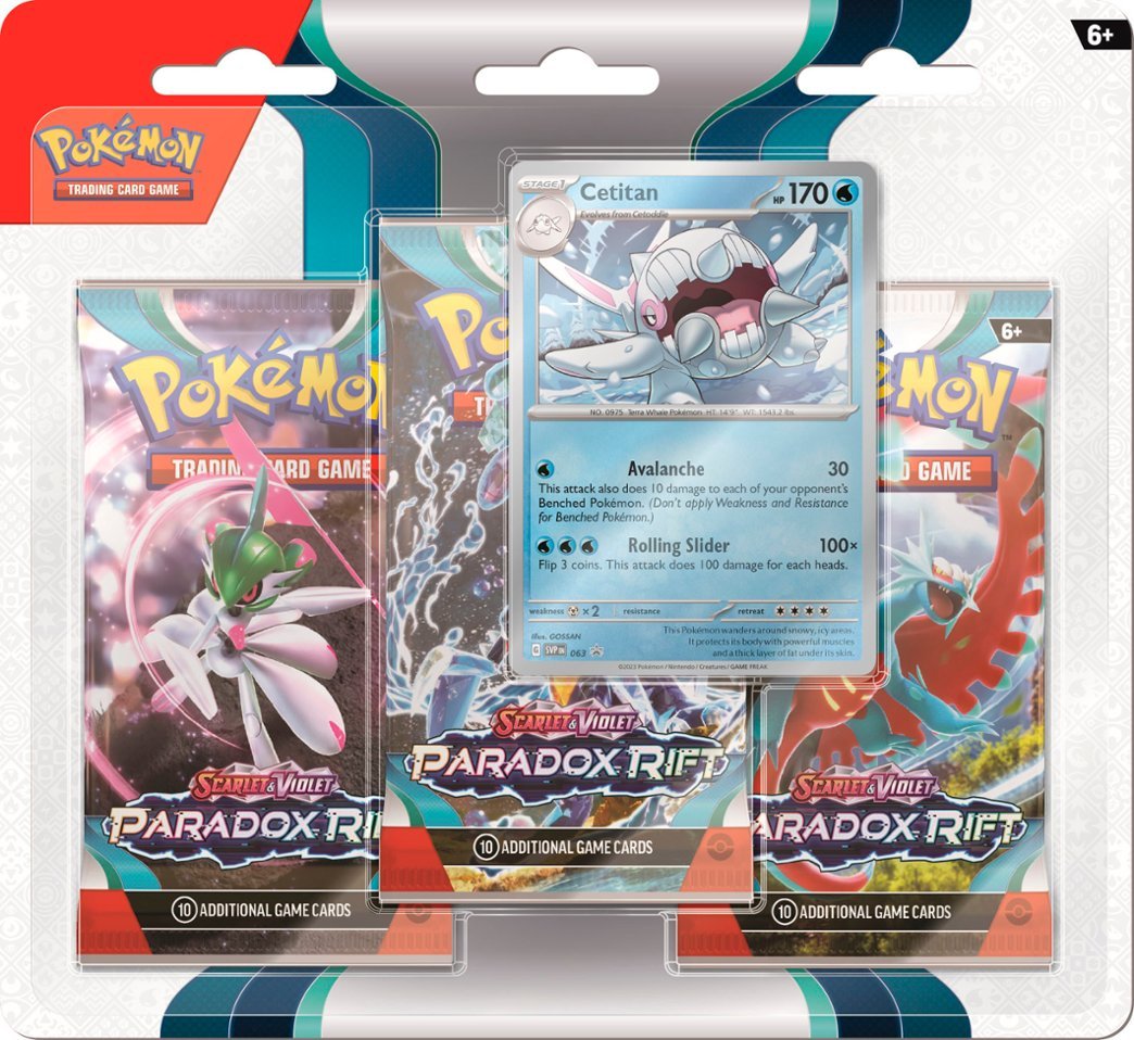 POKÉMON 3-PACK BLISTER SCARLET & VIOLET: PARADOX RIFT