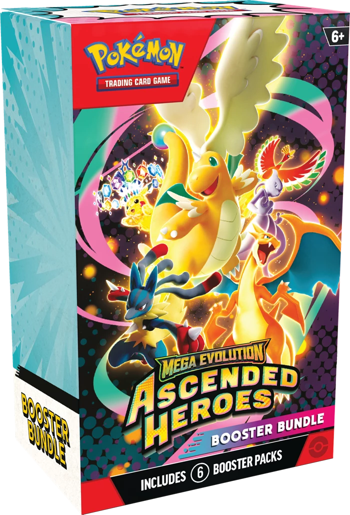 PRE-ORDER POKÉMON BOOSTERBUNDLE MEGA EVOLUTION: ASCENDED HEROES -EN-