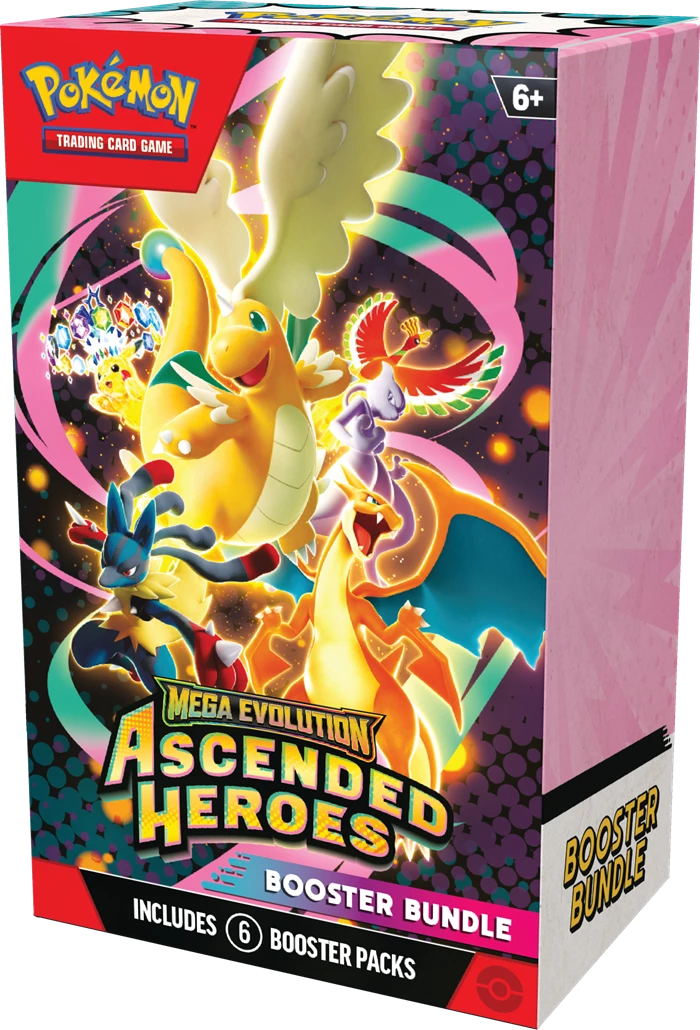 PRE-ORDER POKÉMON BOOSTERBUNDLE MEGA EVOLUTION: ASCENDED HEROES -EN-