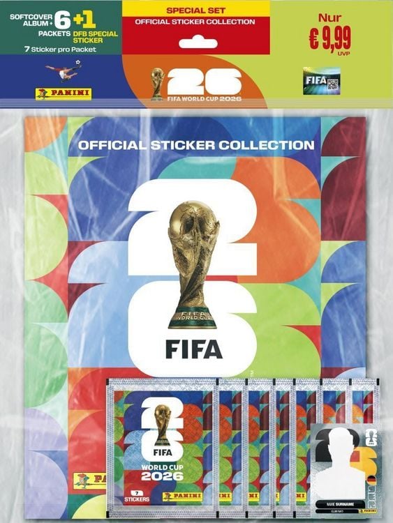 PRE-ORDER: PANINI FIFA WORLD CUP 2026 STICKER COLLECTION STARTER PACK