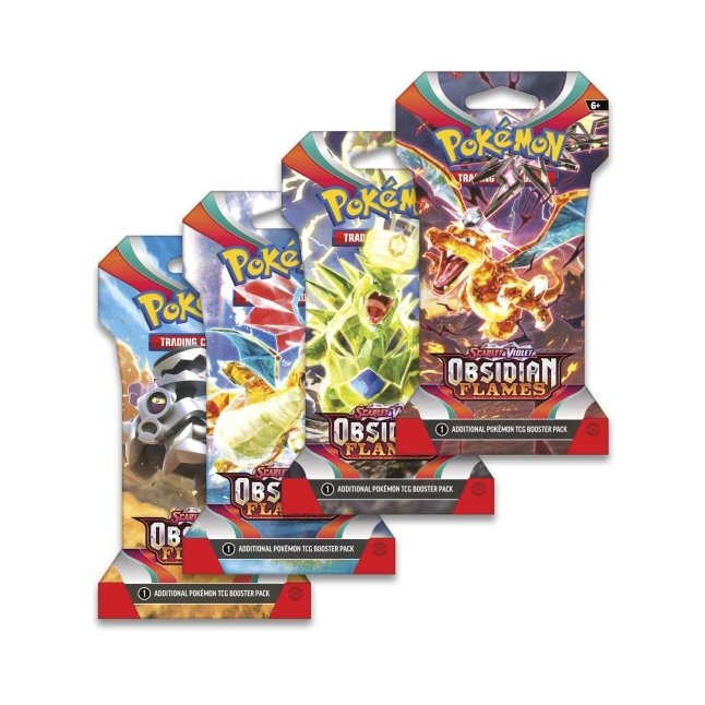 POKÉMON SLEEVED BOOSTER SCARLET & VIOLET: OBSIDIAN FLAMES