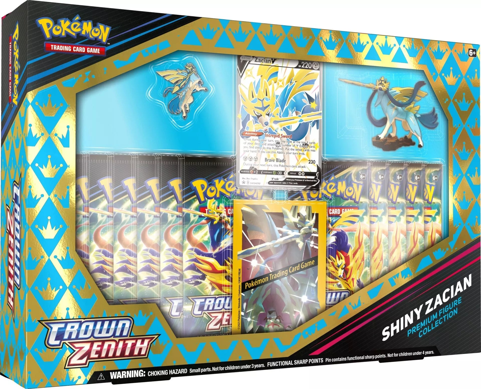 POKÉMON SWORD & SHIELD: CROWN ZENITH PREMIUM FIGURE COLLECTION - SHINY ZACIAN