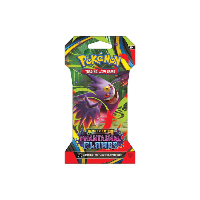 POKÉMON SLEEVED BOOSTER MEGAEVOLUTION: PHANTASMAL FLAMES
