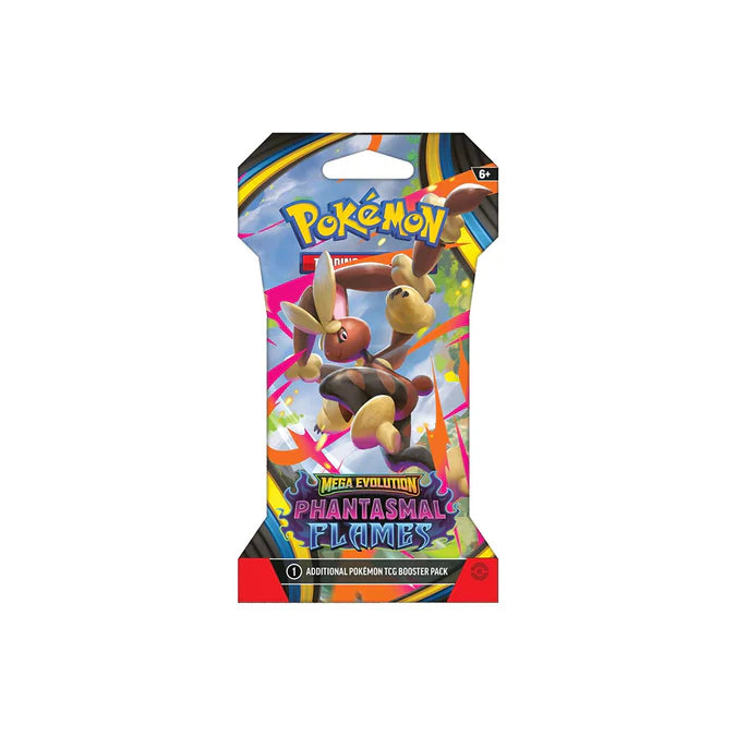 POKÉMON SLEEVED BOOSTER MEGAEVOLUTION: PHANTASMAL FLAMES