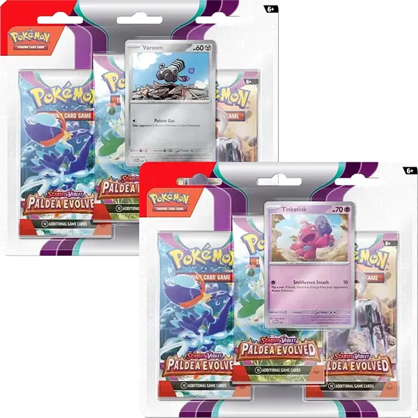 POKÉMON 3-PACK BLISTER SCARLET & VIOLET: PALDEA EVOLVED