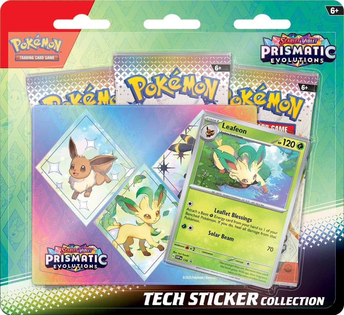 PRE-ORDER POKÉMON TECH-STICKER COLLECTION SCARLET & VIOLET: PRISMATIC EVOLUTIONS