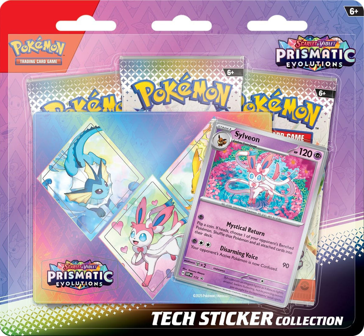 PRE-ORDER POKÉMON TECH-STICKER COLLECTION SCARLET & VIOLET: PRISMATIC EVOLUTIONS