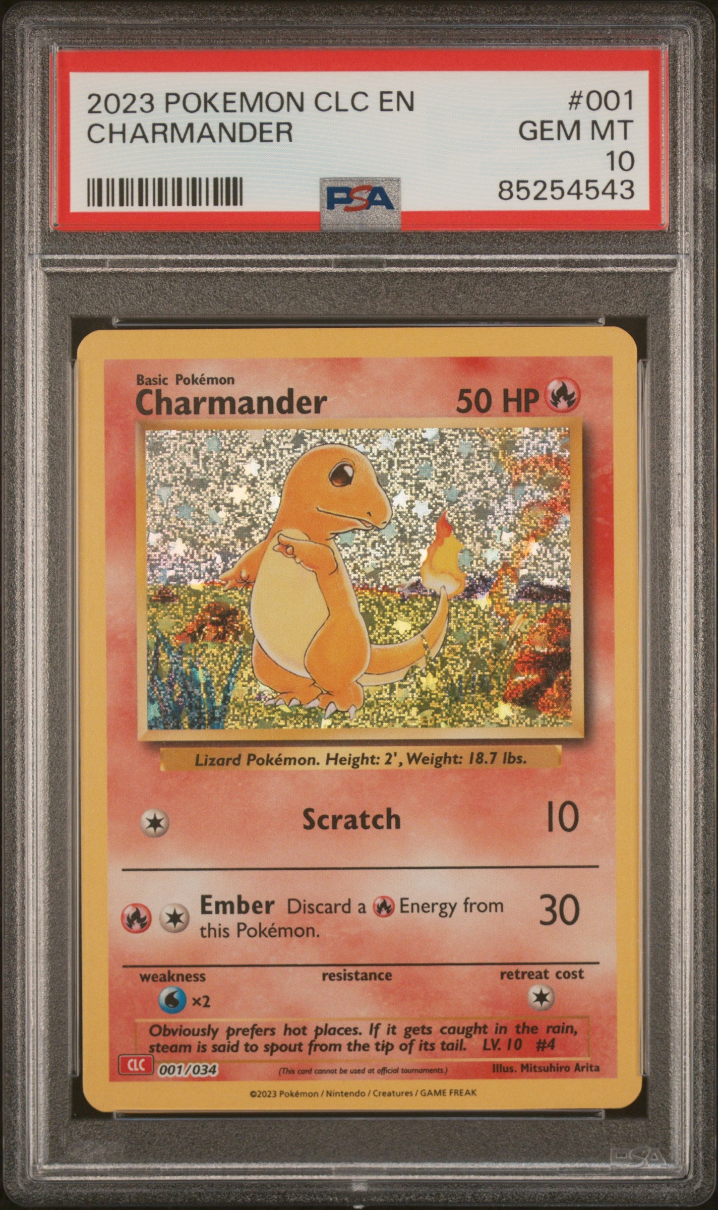 2023 CHARMANDER #001 - PSA 10