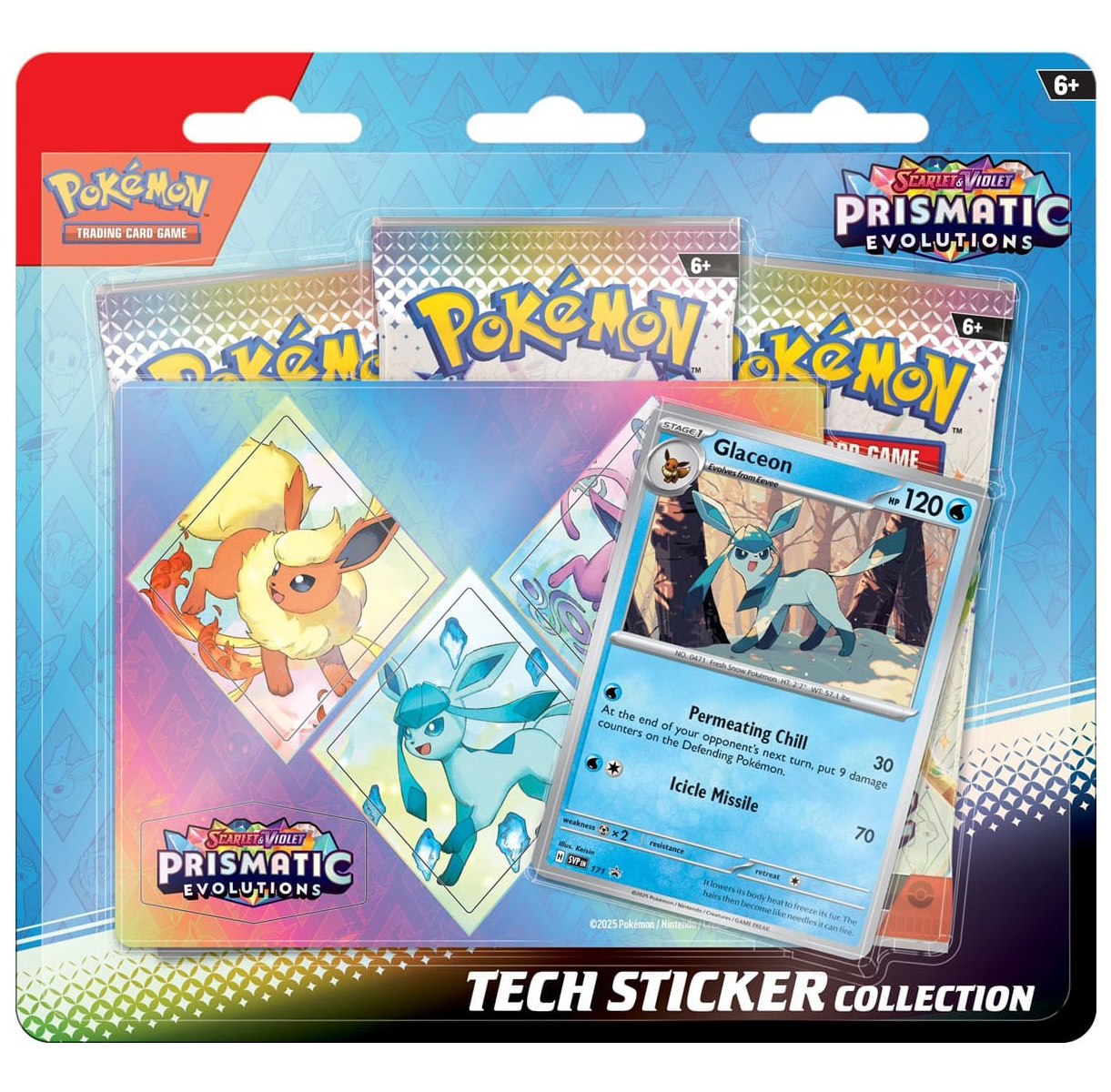 PRE-ORDER POKÉMON TECH-STICKER COLLECTION SCARLET & VIOLET: PRISMATIC EVOLUTIONS