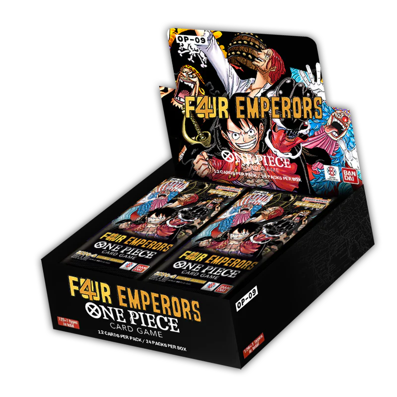 ONE PIECE OP09 DISPLAY: THE FOUR EMPERORS -EN-