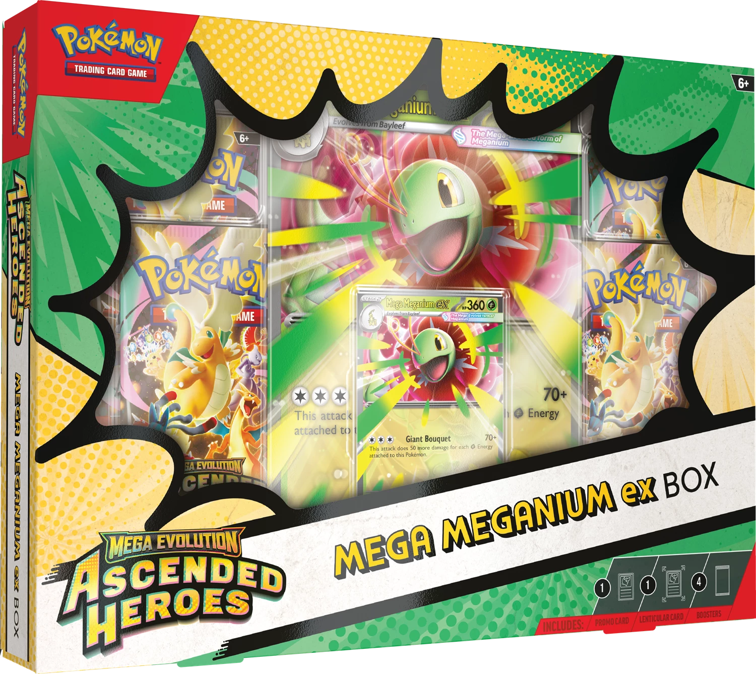 PRE-ORDER POKÉMON MEGA EVOLUTION: ASCENDED HEROES EX BOX -EN-