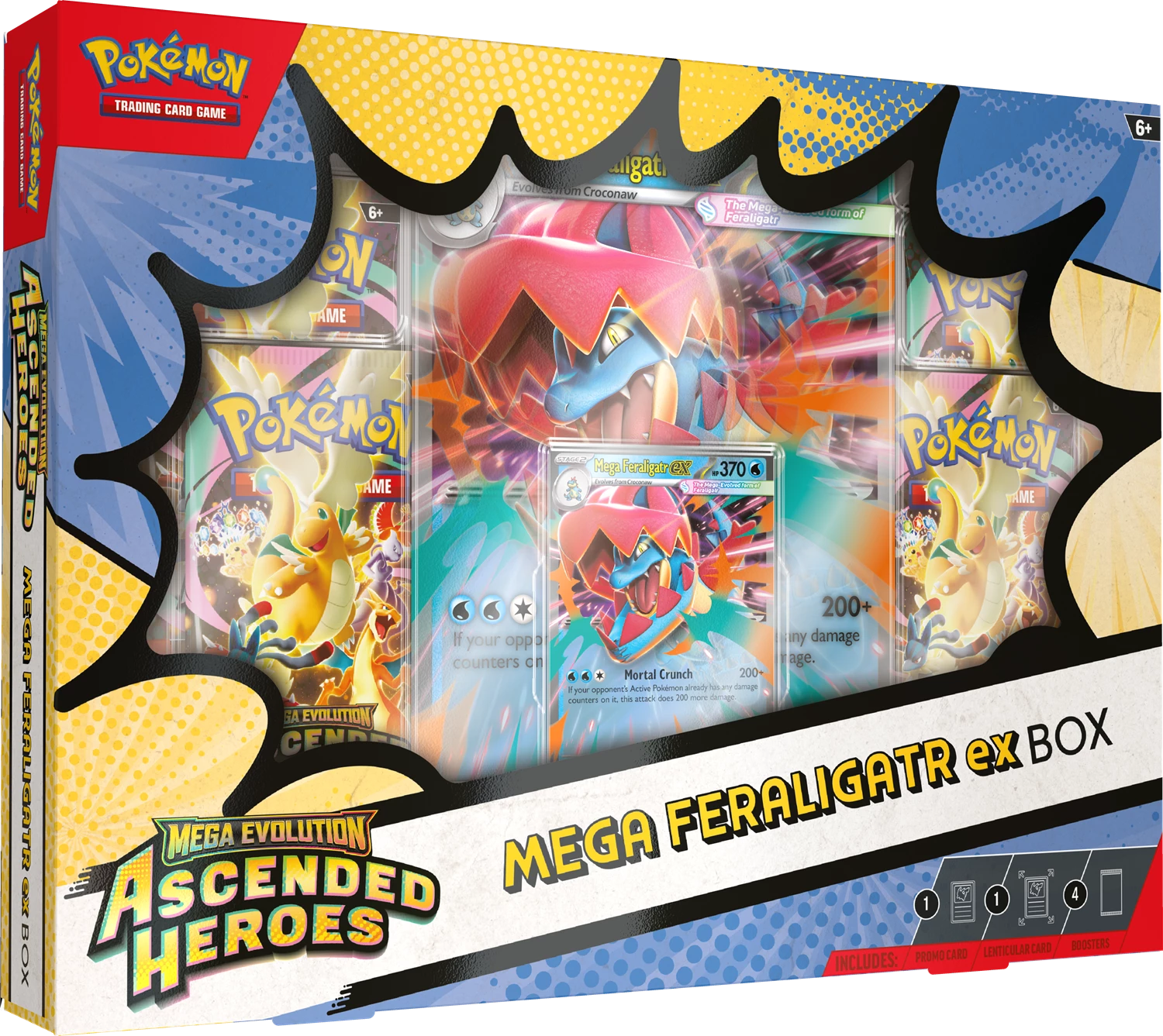 PRE-ORDER POKÉMON MEGA EVOLUTION: ASCENDED HEROES EX BOX -EN-