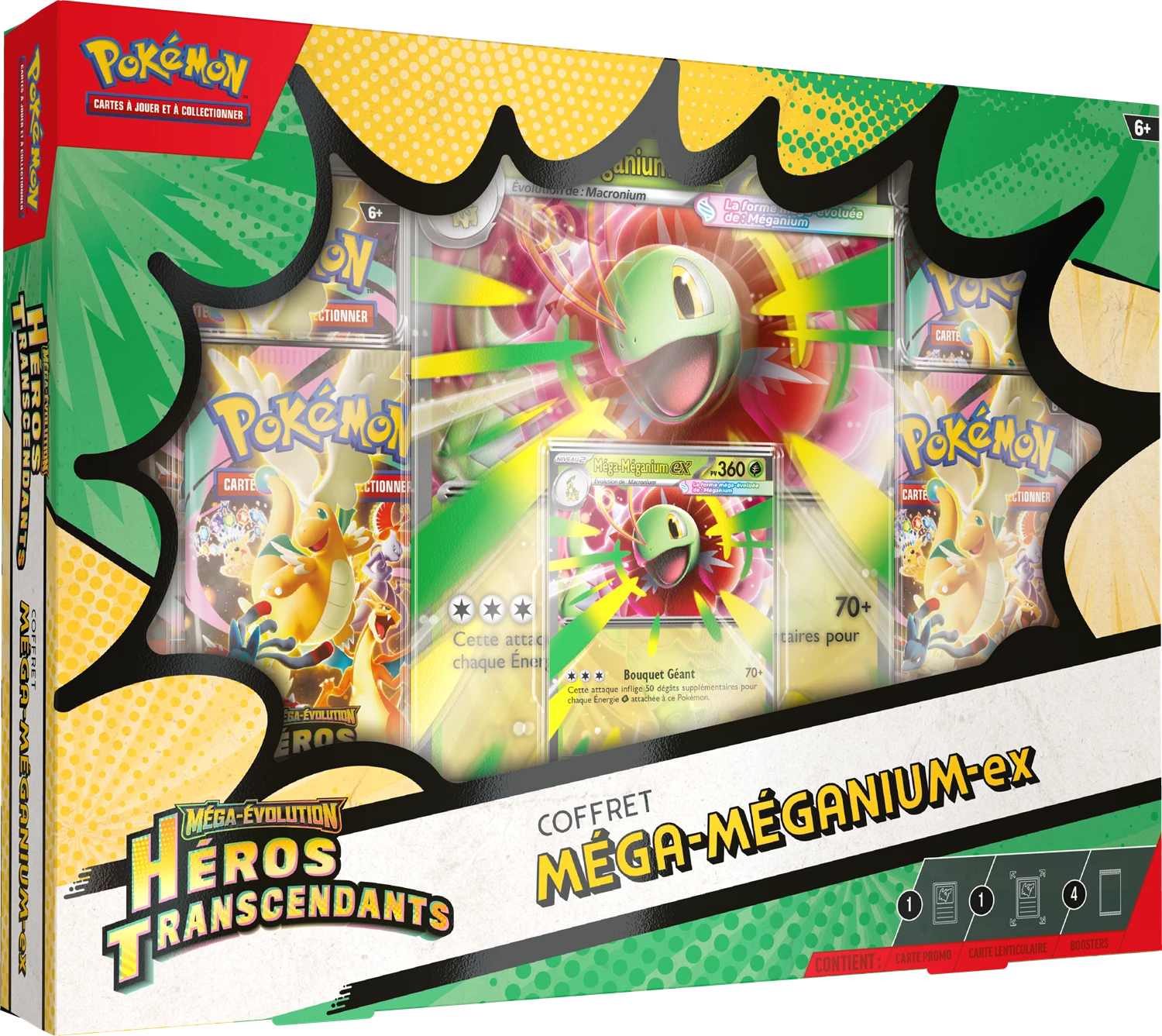 PRE-ORDER POKÉMON MÉGA-ÉVOLUTION HÉROS: TRANSCENDANTS EX BOX -FR-
