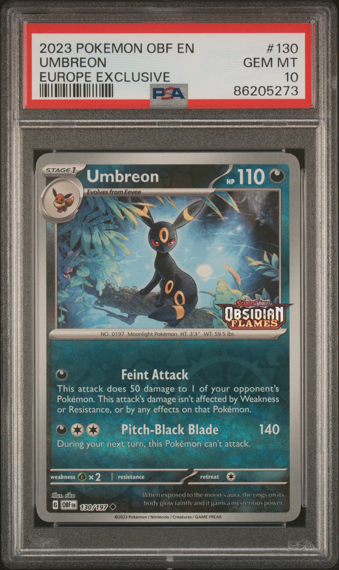 2023 UMBREON #130 - PSA 10