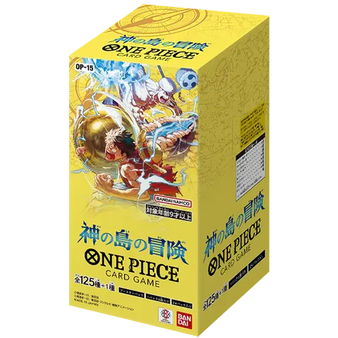 PRE-ORDER: ONE PIECE OP15 DISPLAY: ADVENTURE ON KAMI'S ISLAND -JP-
