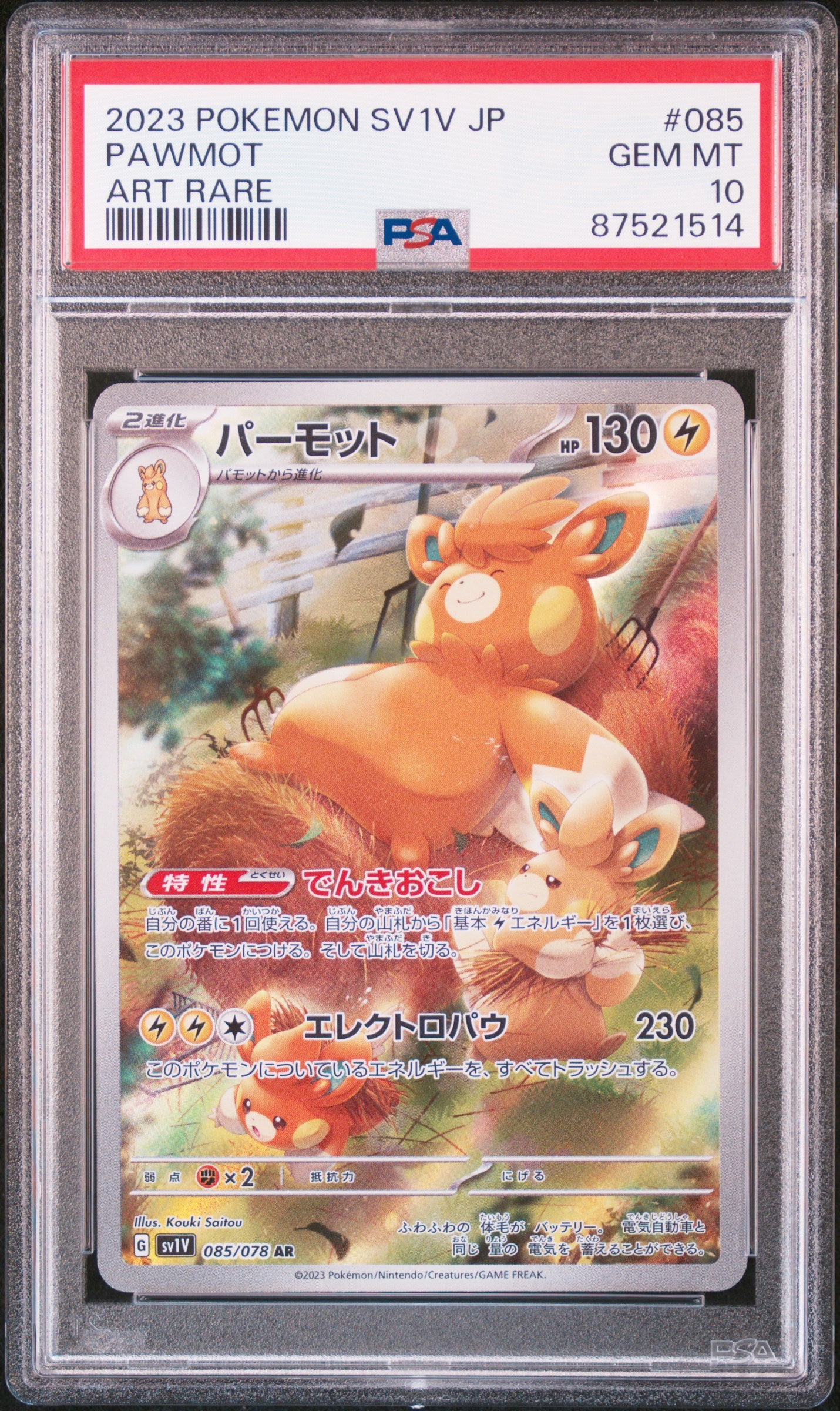 2023 PAWMOT #085 - PSA 10