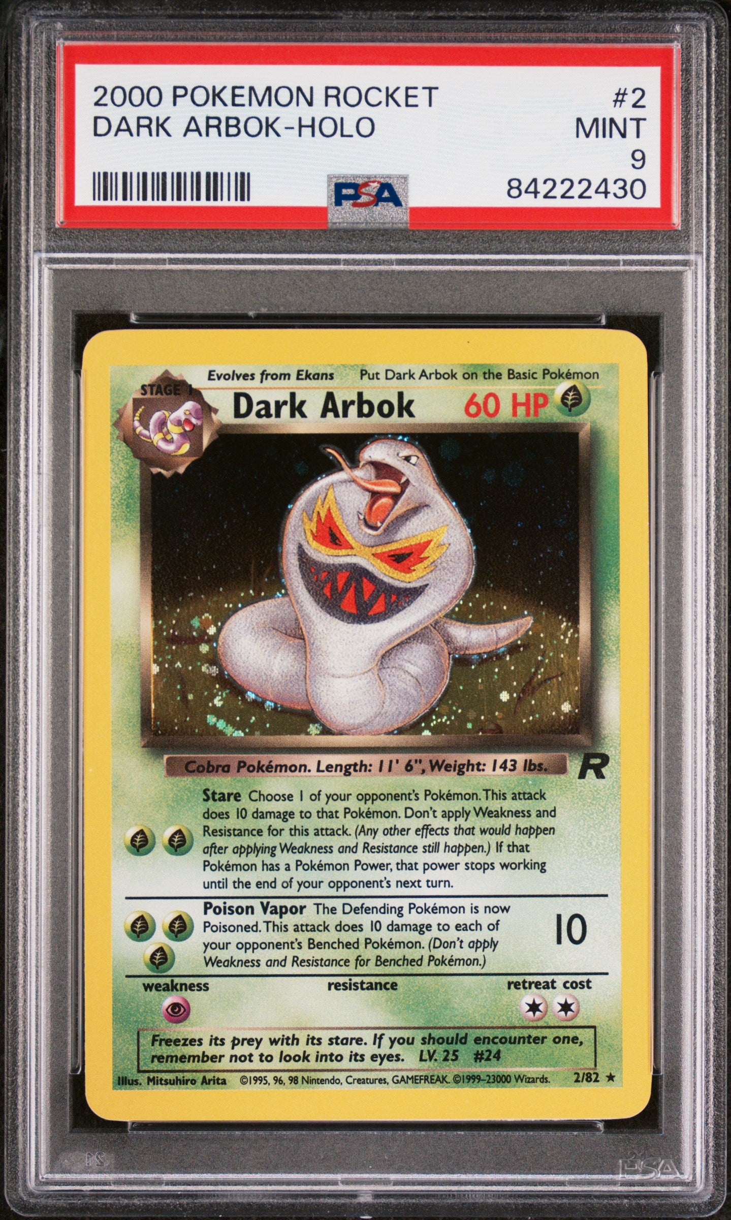 2000 DARK ARBOK #2 - PSA 9