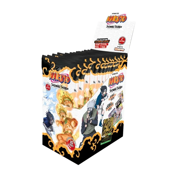 PRE-ORDER: NARUTO MYTHOS TCG SHINOBI SHIREN "FIRST EDITION" BOOSTER DISPLAY