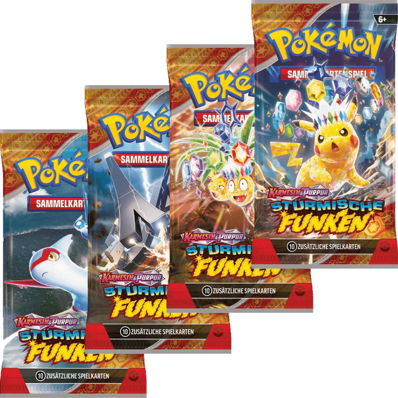 POKÉMON BOOSTER: KARMESIN&PURPUR STÜRMISCHE FUNKEN -DE-