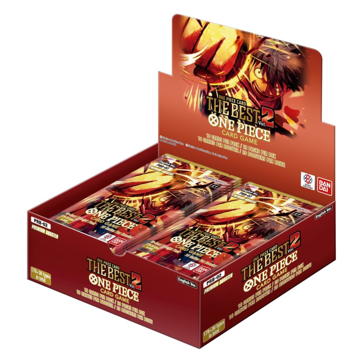 ONE PIECE PRB02 DISPLAY: PREMIUM BOOSTER VOL. 2 -EN-