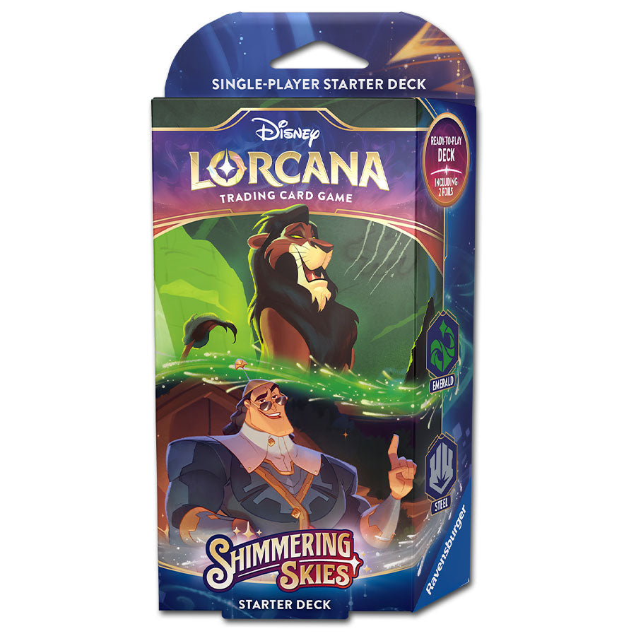 PRE-ORDER DISNEY LORCANA TCG STARTER DECK: SHIMMERING SKIES