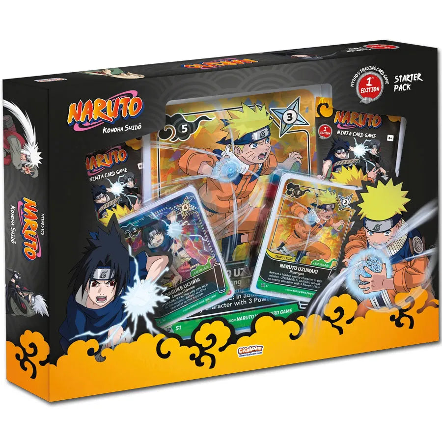 NARUTO MYTHOS TCG KONOHA SHIDO FIRST SET STARTER PACK