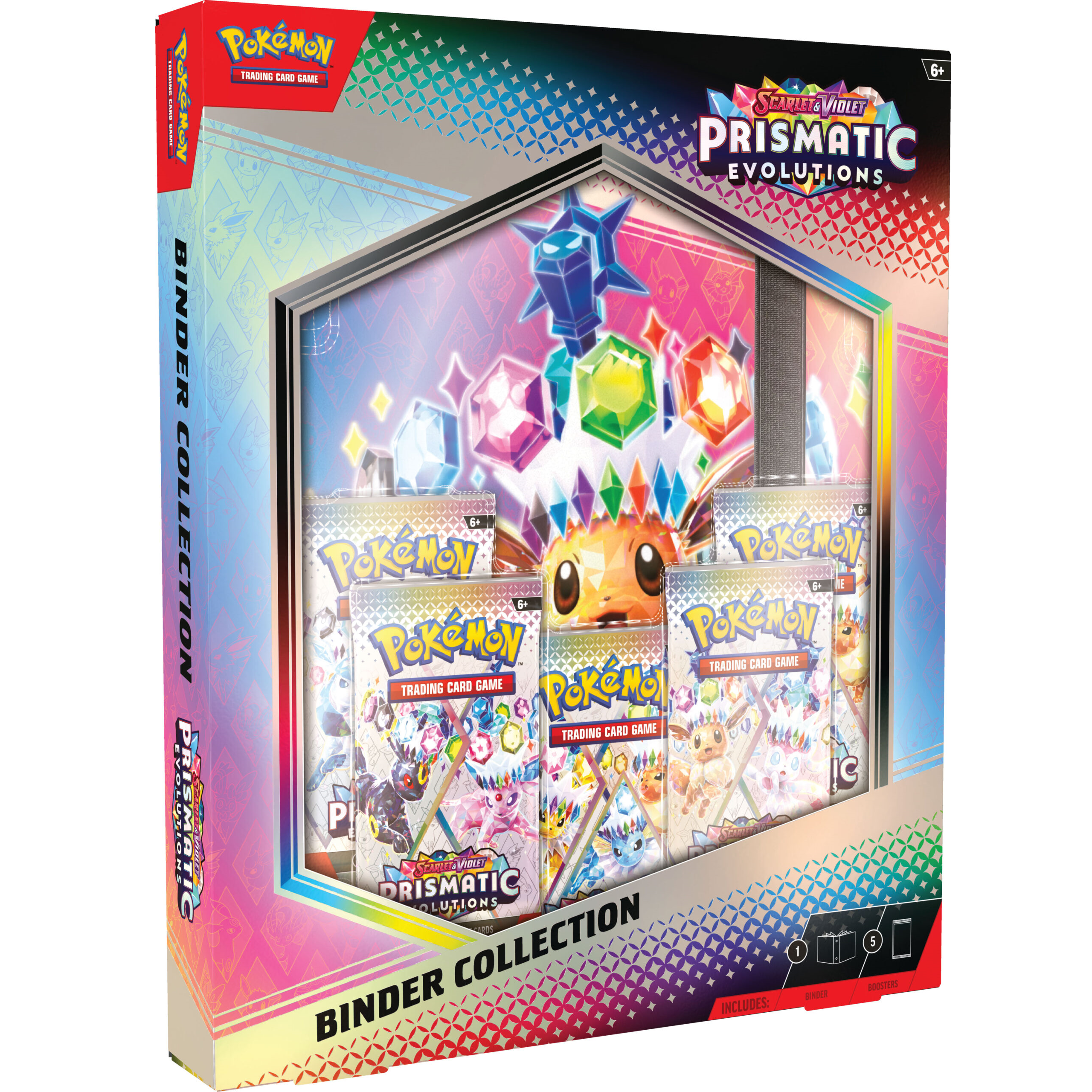 PRE-ORDER POKÉMON 9-POCKET COLLECTION SCARLET & VIOLET: PRISMATIC EVOLUTIONS