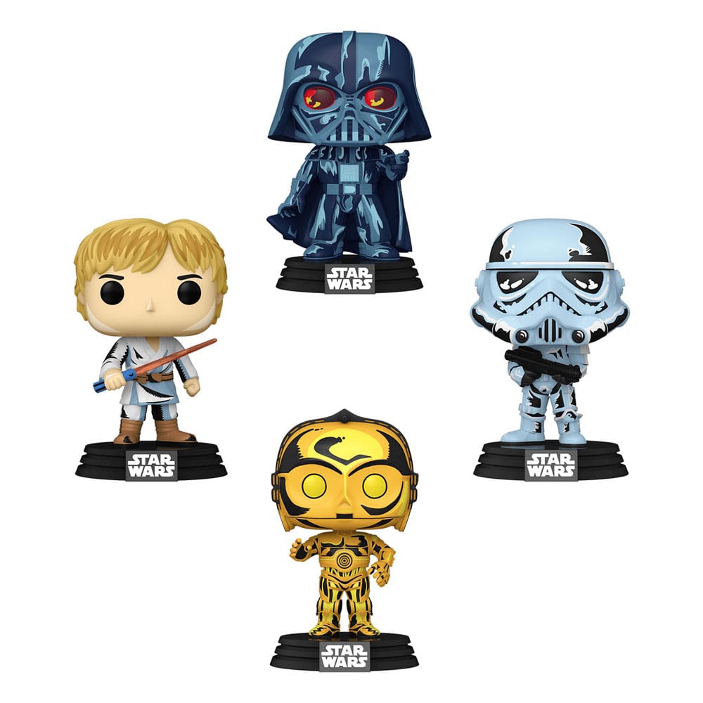 POP - STAR WARS - 4ER PACK RETRO SERIES