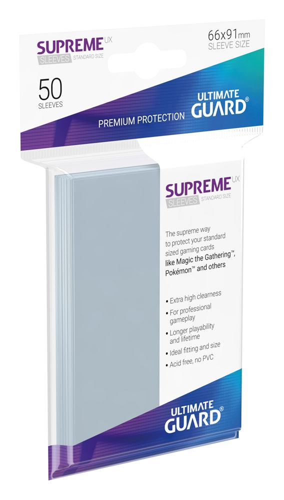 UG SUPREME UX SLEEVES CLEAR (50 STK.)