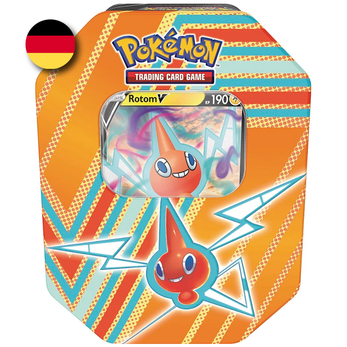 POKÉMON CARDS TIN BOX # 105 ROTOM-V - DE